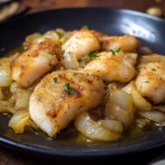Baccalà con cipolle