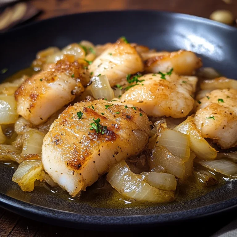 Baccalà con cipolle