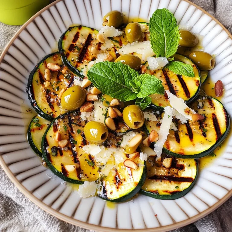 Carpaccio di zucchine.