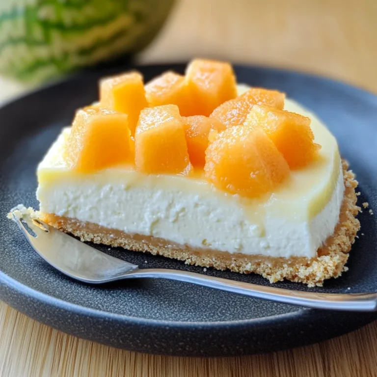 Cheesecake al melone