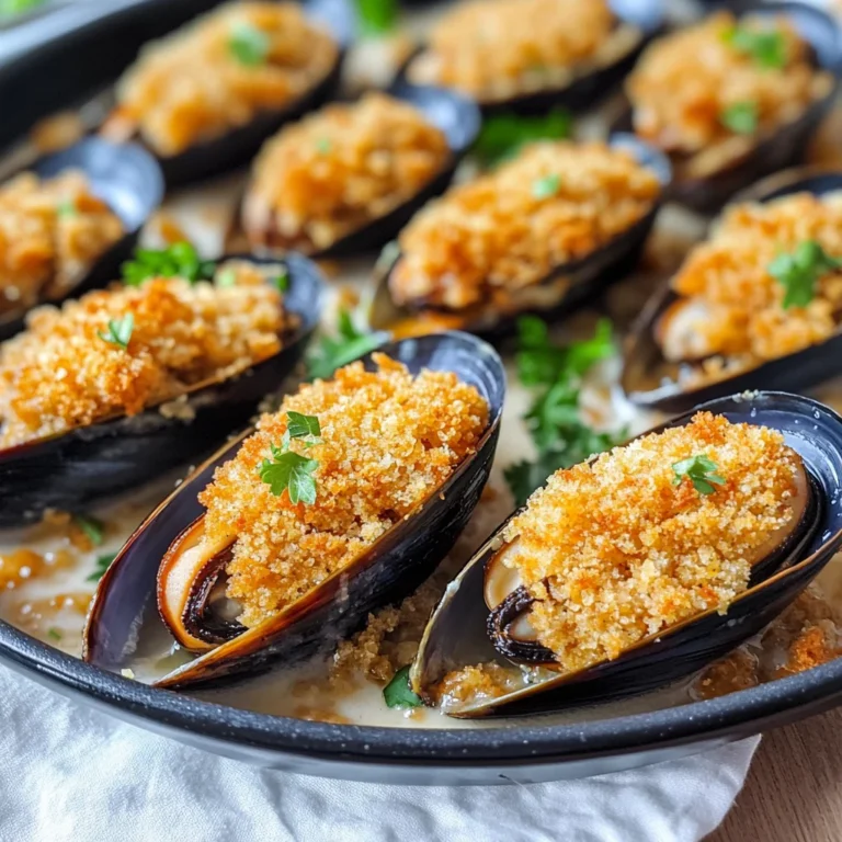 Cozze gratinate