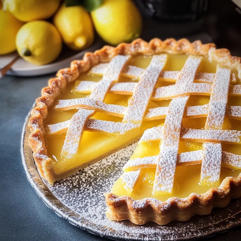 Crostata al limone