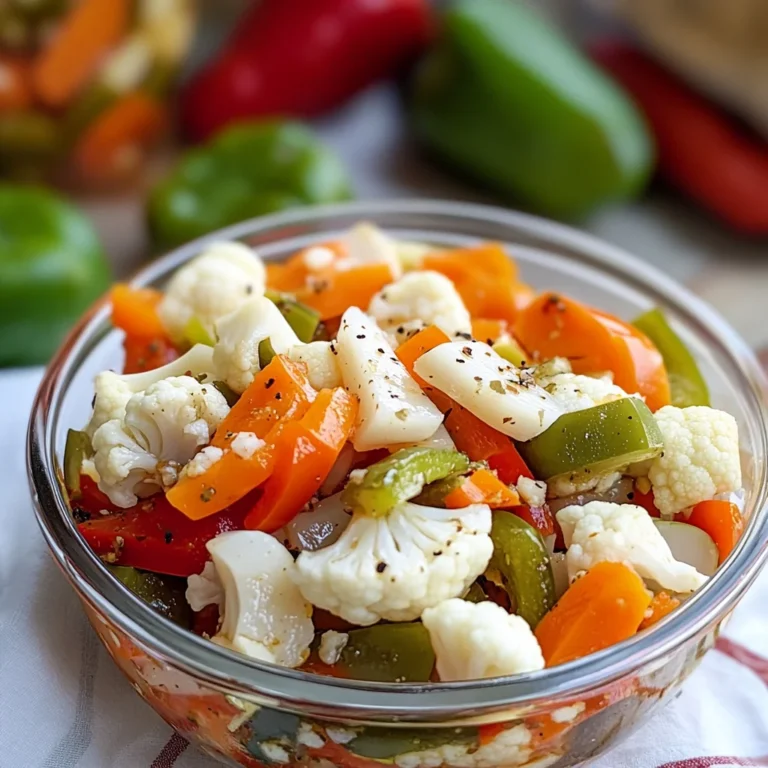 Giardiniera fatta in casa