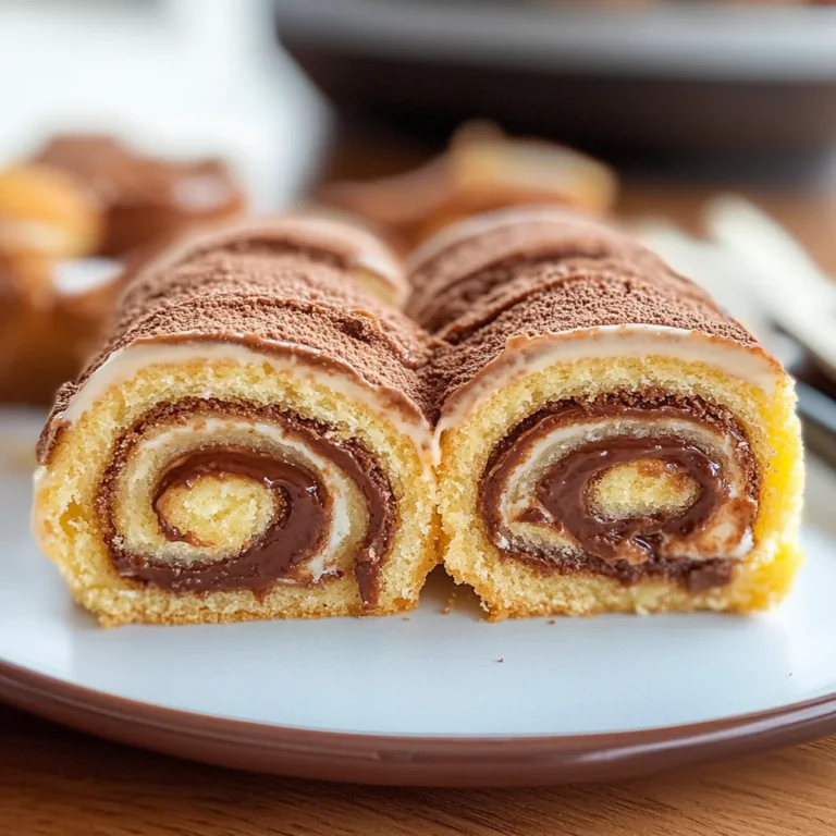Girelle al tiramisù e Nutella