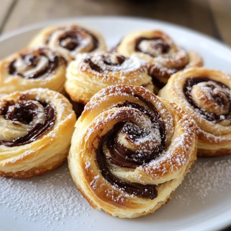 Girelle di sfoglia alla nutella