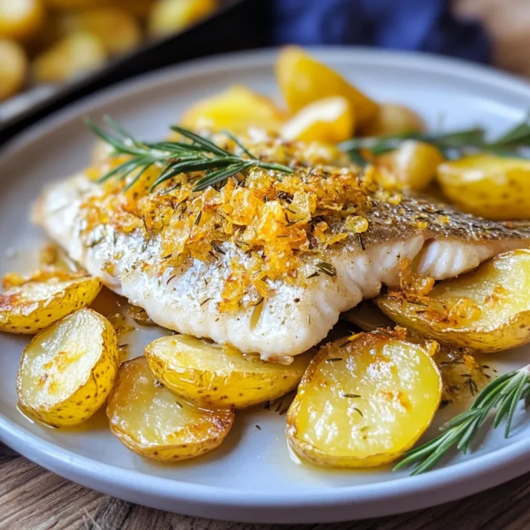 Orata con patate croccanti