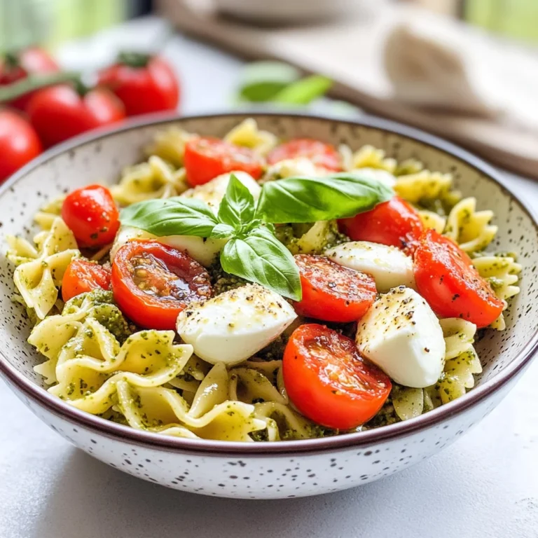 Pasta alla caprese