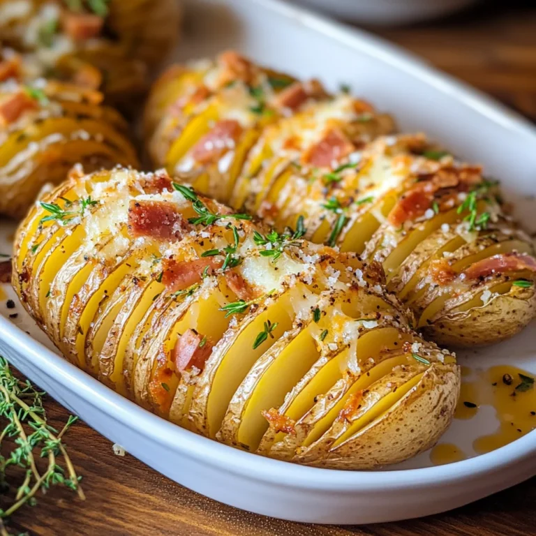 Patate hasselback