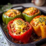 Peperoni ripieni in padella