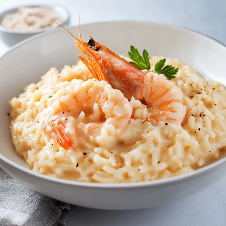 Risotto alla crema di scampi