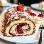 Rotolo marmorizzato con marmellata