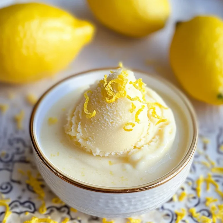 Sorbetto al limone