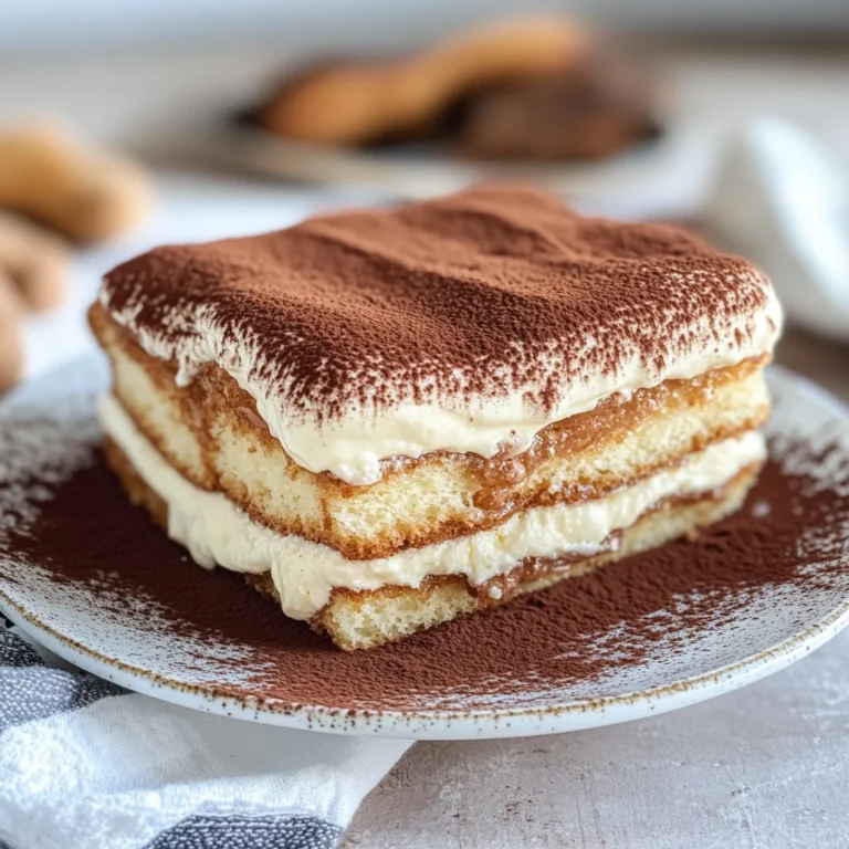 Tiramisù con uova pastorizzate