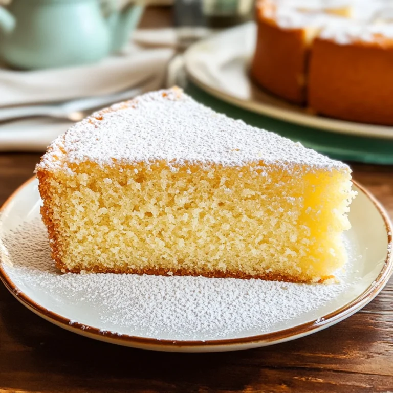 Torta al latte caldo