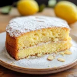 Torta caprese al limone e cioccolato bianco
