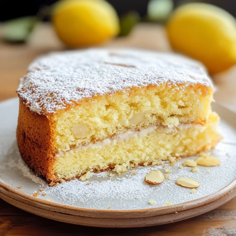 Torta caprese al limone e cioccolato bianco