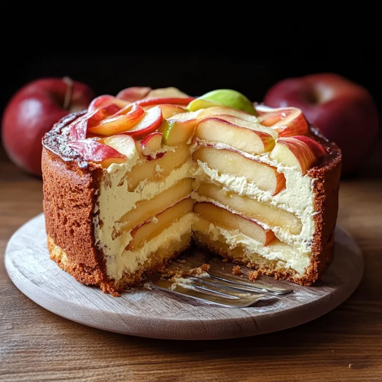 Torta con mele invisibili