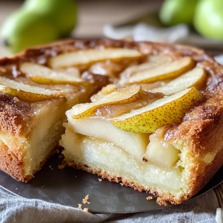 Torta di pere invisibili