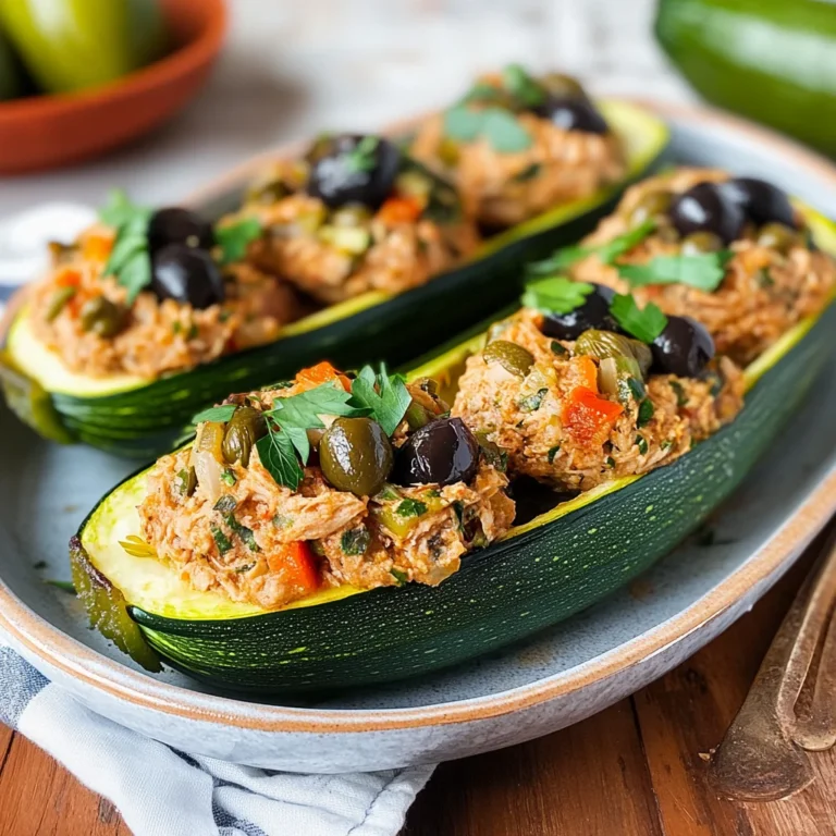 Zucchine ripiene di tonno
