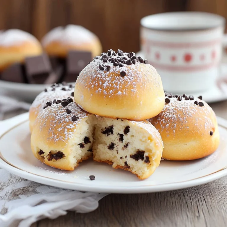 Bomboloni di ricotta e cioccolato al forno