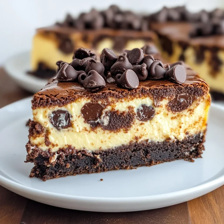 Brownie cheesecake