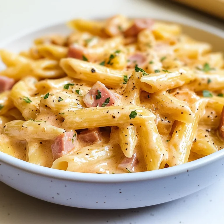Penne al baffo