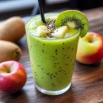 Smoothie mela e kiwi