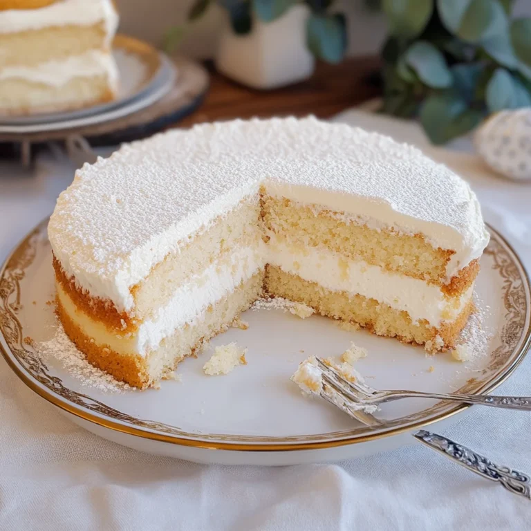 Torta paradiso al cocco